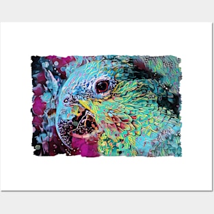 Parrot Abstract Art Design Posters and Art